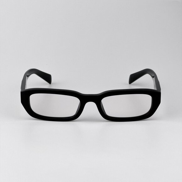 Prada PRB06S Eyeglasses – Black Rectangle Frame | Model 16K08N - Picture 3 of 9